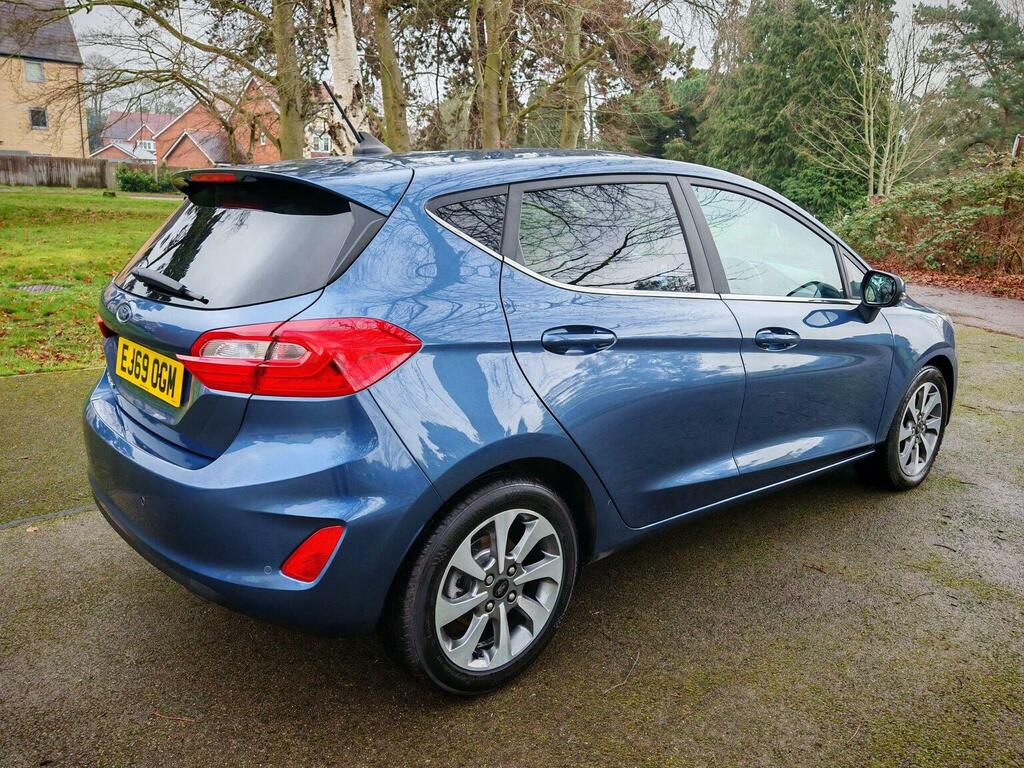 Ford Fiesta Hatchback 1.0T Ecoboost Titanium Euro 6 Ss EJ69OGM Blue #4