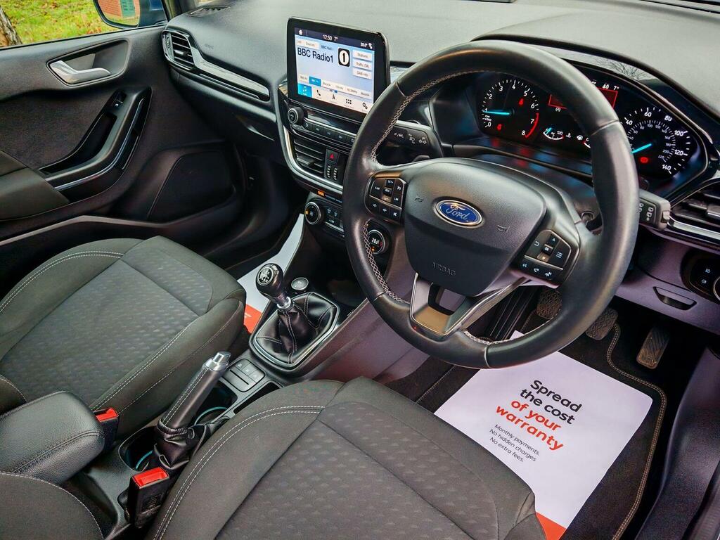 Ford Fiesta Hatchback 1.0T Ecoboost Titanium Euro 6 Ss EJ69OGM Blue #2