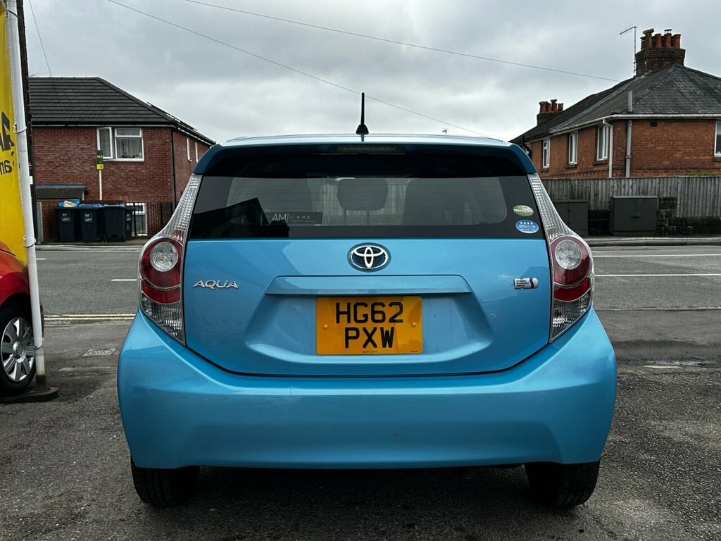 Toyota Aqua Hatchback Blue #6