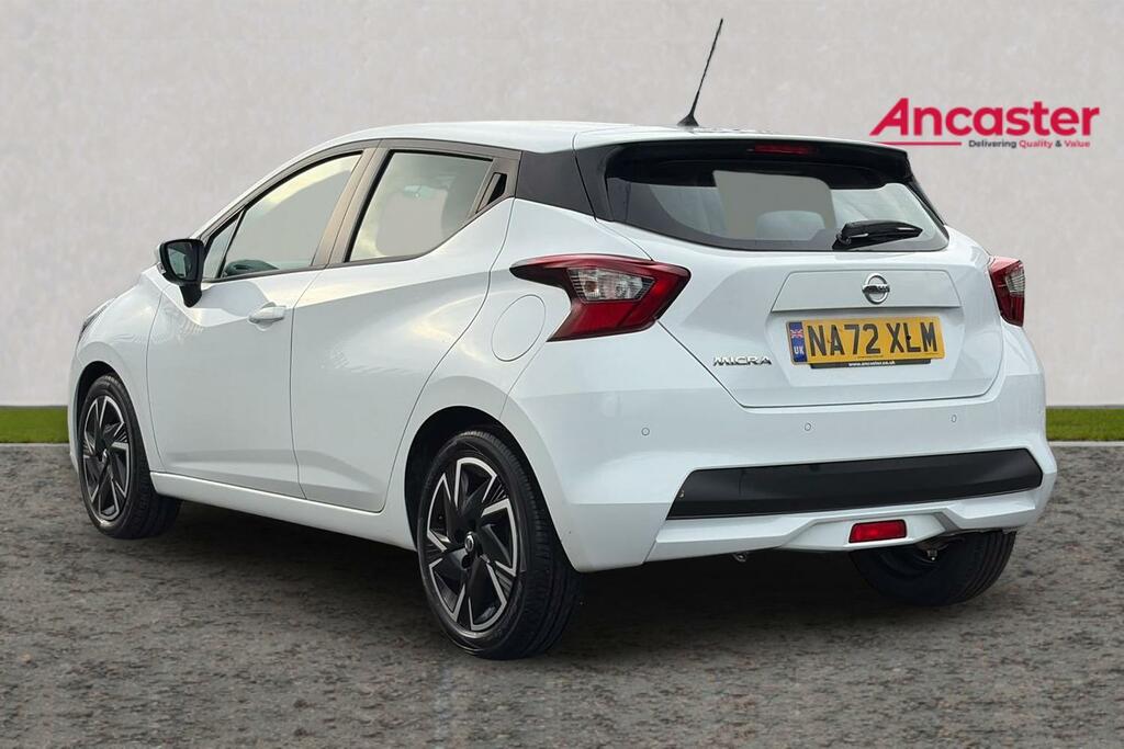 Nissan Micra 1.0 Ig-t 92 Acenta Cvt Vision Pack NA72XLM White #5