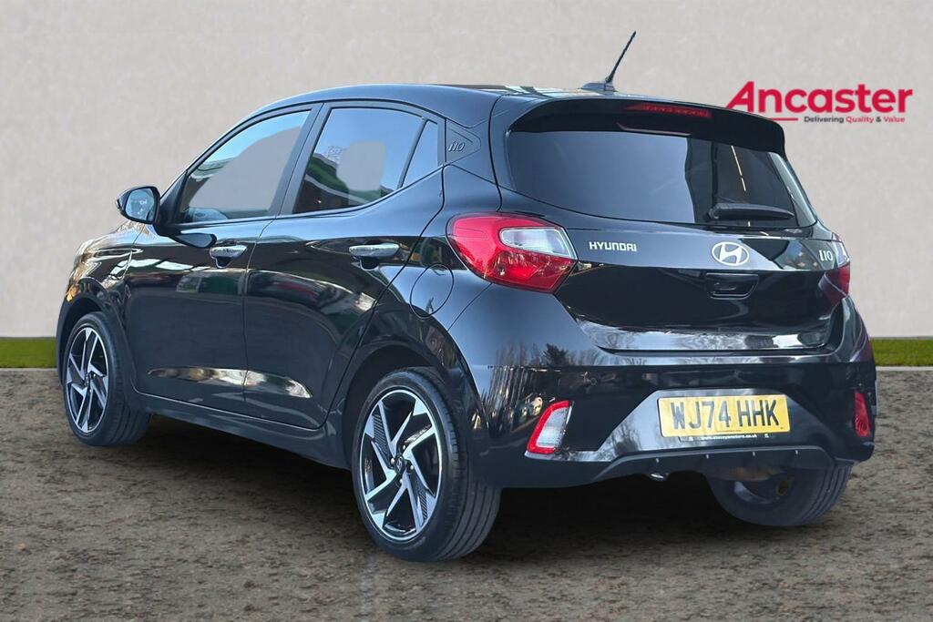 Hyundai I10 1.2 79 Premium Nav WJ74HHK Black #5