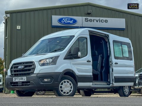 Ford Transit Custom Lwb Crew Cab DP73RVJ White