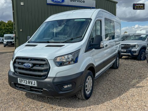 Ford Transit Custom Lwb Crew Cab DP73RVJ White #3
