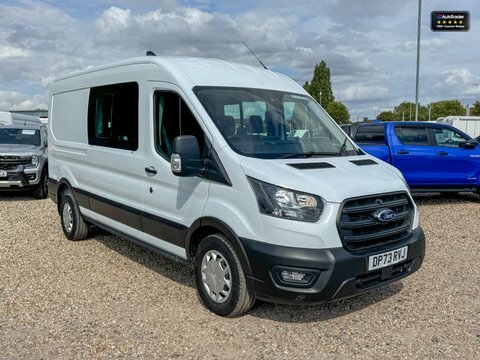 Ford Transit Custom Lwb Crew Cab DP73RVJ White #5