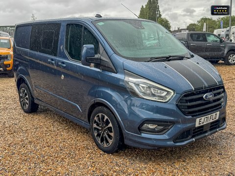 Ford Transit Custom Crew Cab Blue #5