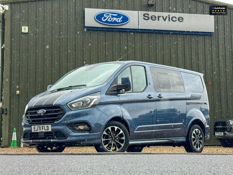 Ford Transit Custom Crew Cab Blue #2
