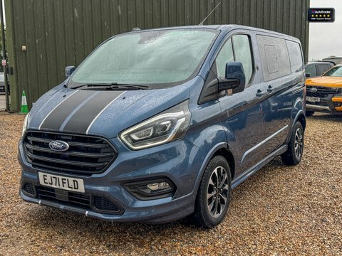 Ford Transit Custom Crew Cab Blue #3