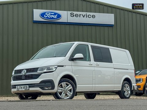 Volkswagen Transporter Crew Cab Lwb GJ74VEB White #2