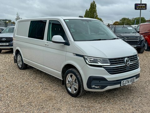 Volkswagen Transporter Crew Cab Lwb GJ74VEB White #5
