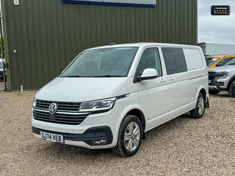 Volkswagen Transporter Crew Cab Lwb GJ74VEB White #3
