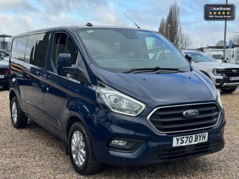 Ford Transit Custom Crew Cab Lwb YS70BYH Blue #4