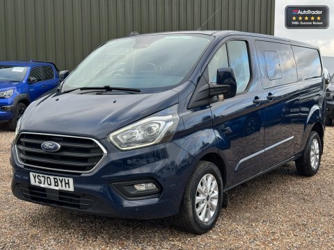 Ford Transit Custom Crew Cab Lwb YS70BYH Blue #2