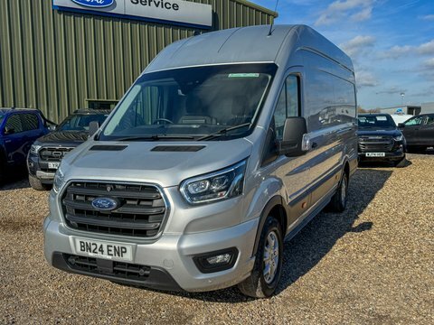 Ford Transit Custom Jumbo Xlwb L4h3 BN24ENP Silver #2