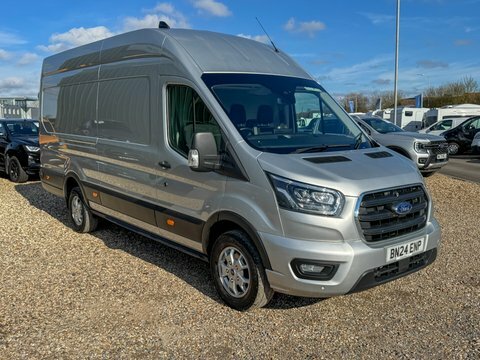Ford Transit Custom Jumbo Xlwb L4h3 BN24ENP Silver #4
