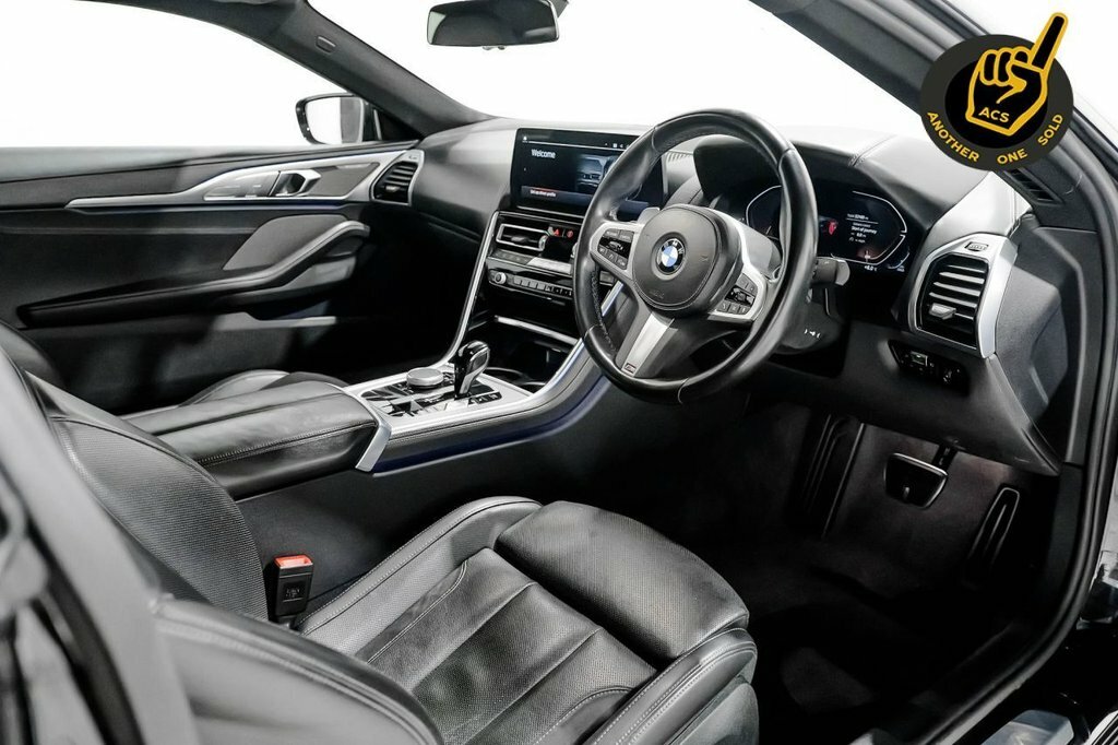 BMW 8 Series Gran Coupe 3L M Sport EO72ZXN Black #3