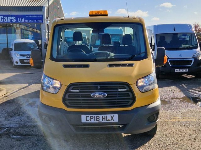 Ford Transit Custom 350 L3 Flatbed 129 CP18HLX White #2