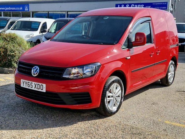 Volkswagen Caddy C20 Tdi Highline 101 YY65XDO Red #3