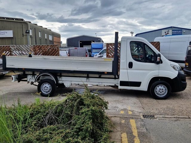 Citroen Relay 35 L4dropside Bluehdi LS69PNX White #4