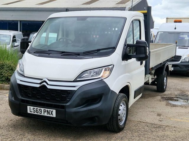 Citroen Relay 35 L4dropside Bluehdi LS69PNX White #3