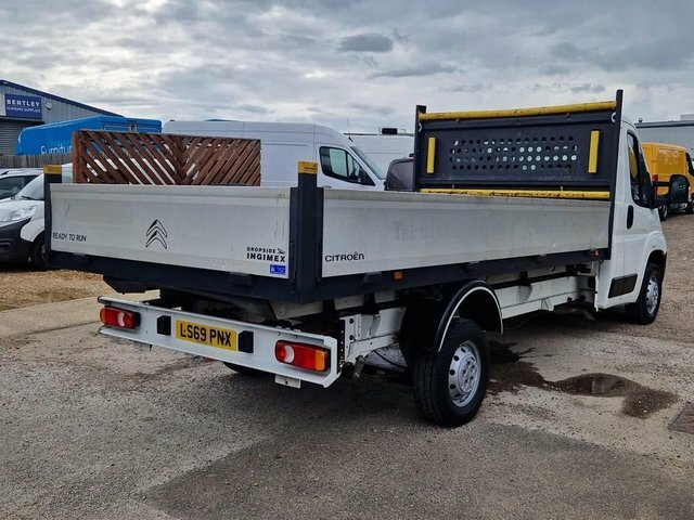 Citroen Relay 35 L4dropside Bluehdi LS69PNX White #6