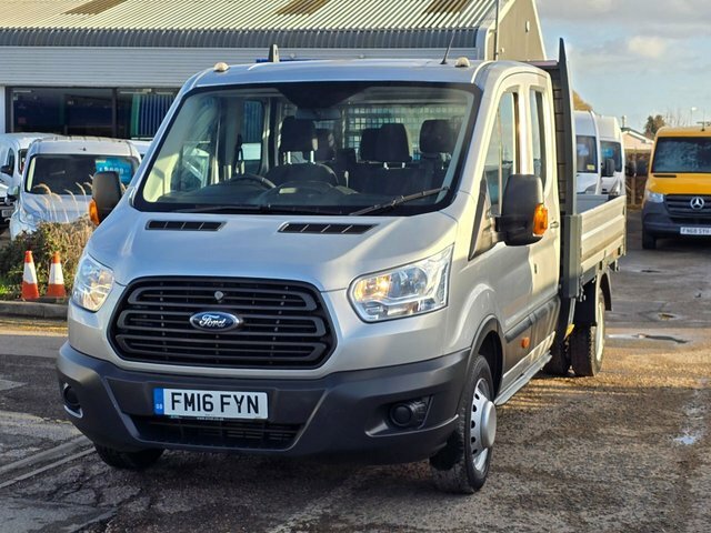 Ford Transit Custom Tdci 350 Double Cab FM16FYN Silver #3