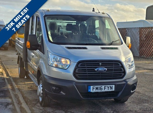 Ford Transit Custom Tdci 350 Double Cab Silver