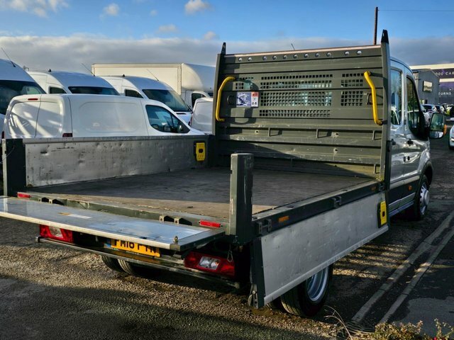 Ford Transit Custom Tdci 350 Double Cab FM16FYN Silver #4