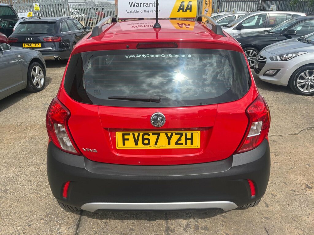 Vauxhall Viva 1.0I Rocks Euro 6 FV67YZH Red #6