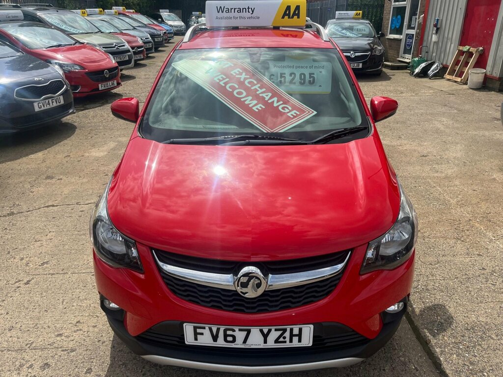 Vauxhall Viva 1.0I Rocks Euro 6 FV67YZH Red #2