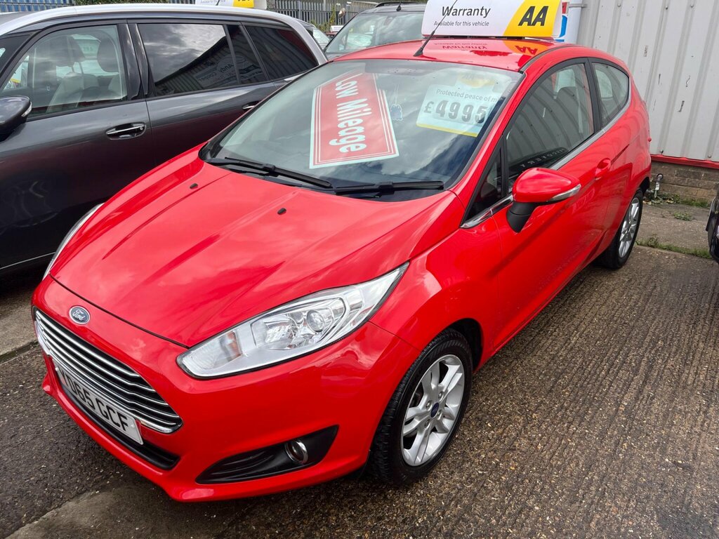 Ford Fiesta 1.25 Zetec Euro 6 YD65GCF Red #3