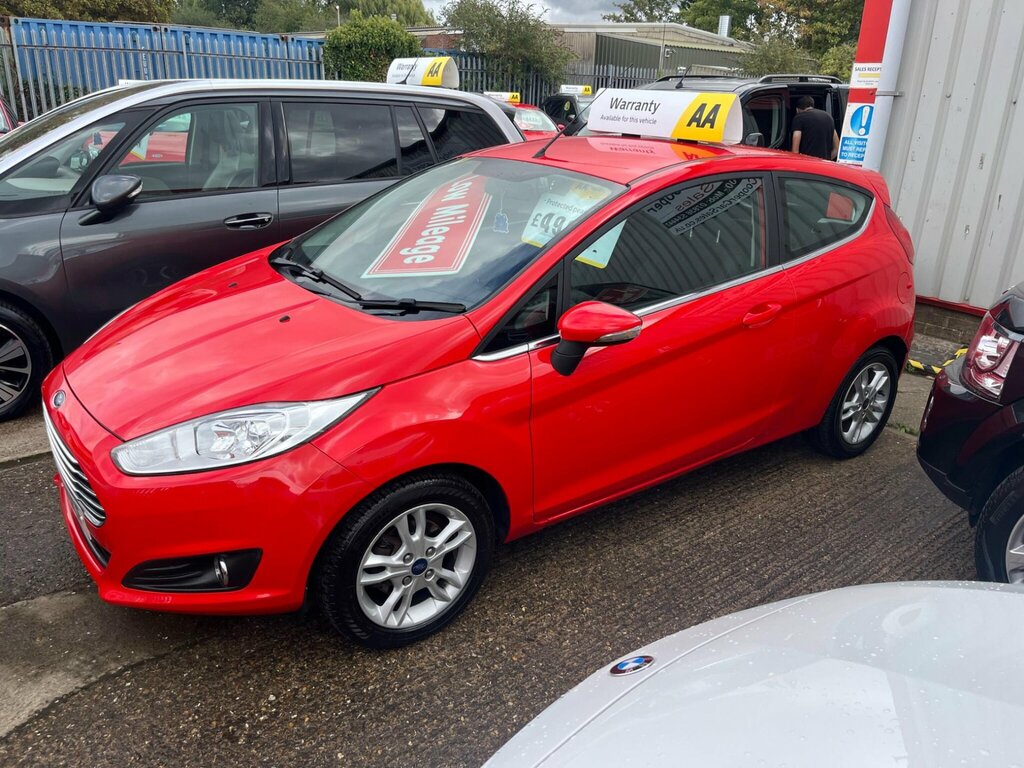 Ford Fiesta 1.25 Zetec Euro 6 YD65GCF Red #4