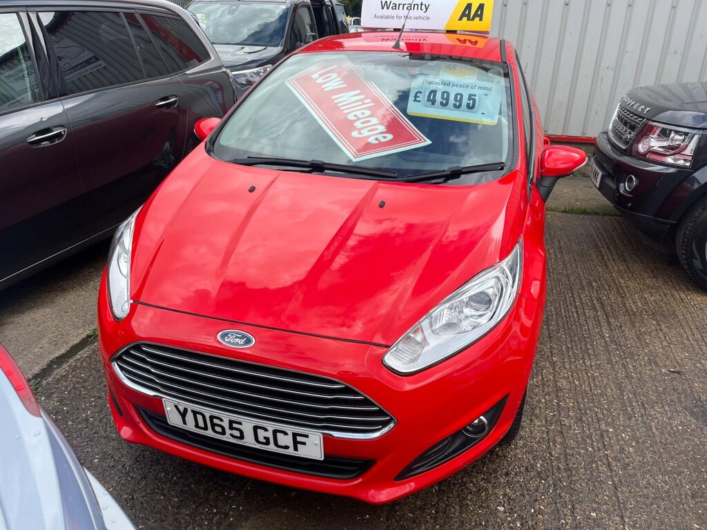 Ford Fiesta 1.25 Zetec Euro 6 YD65GCF Red #2