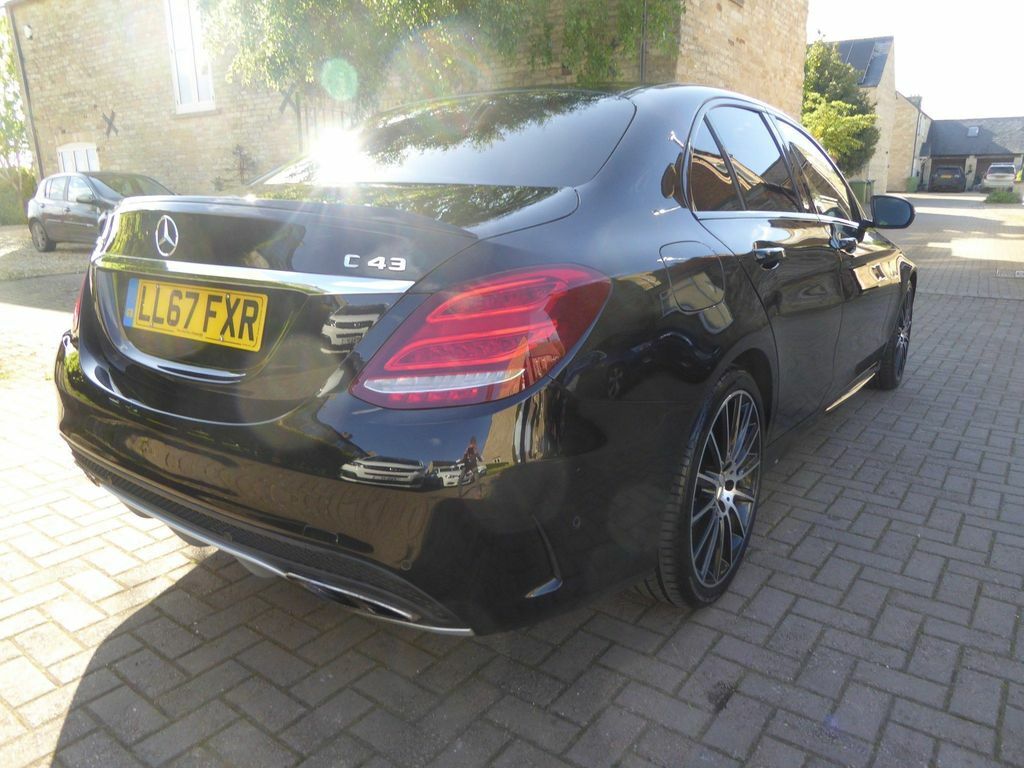 Mercedes-Benz C Class 3.0 C43 V6 Amg G-tronic 4Matic Euro 6 S S LL67FXR Black #6