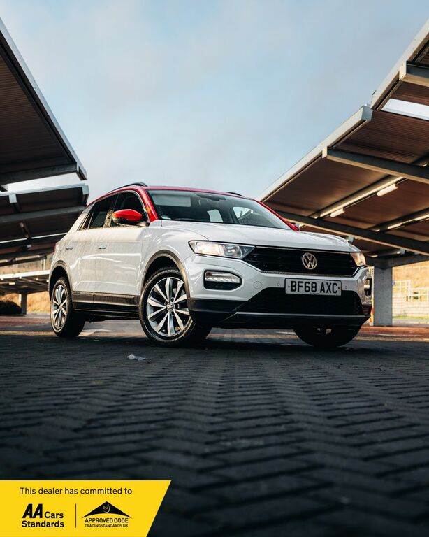 Volkswagen T-Roc 1.0 Tsi Design Suv Euro 6 Ss White