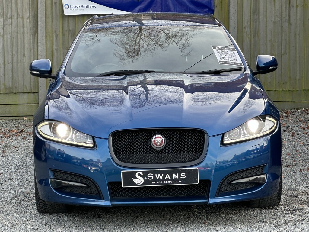 Jaguar XF Estate 2.2 D R-sport Black 201515 KU15SWK Blue #5
