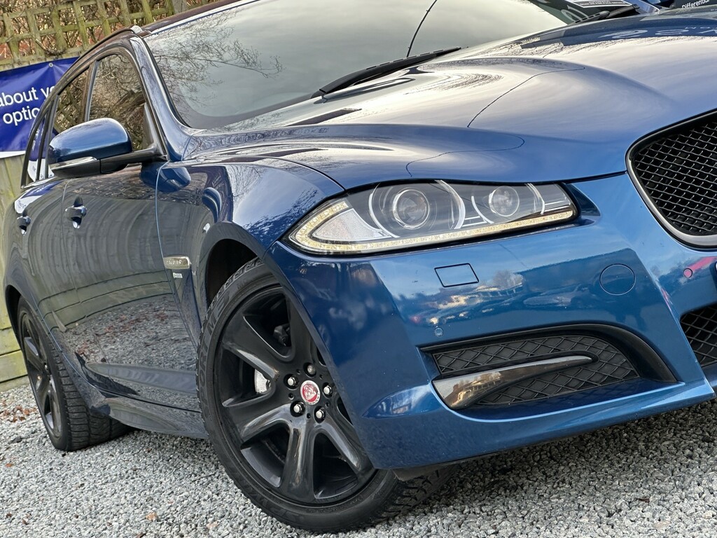 Jaguar XF Estate 2.2 D R-sport Black 201515 KU15SWK Blue #2