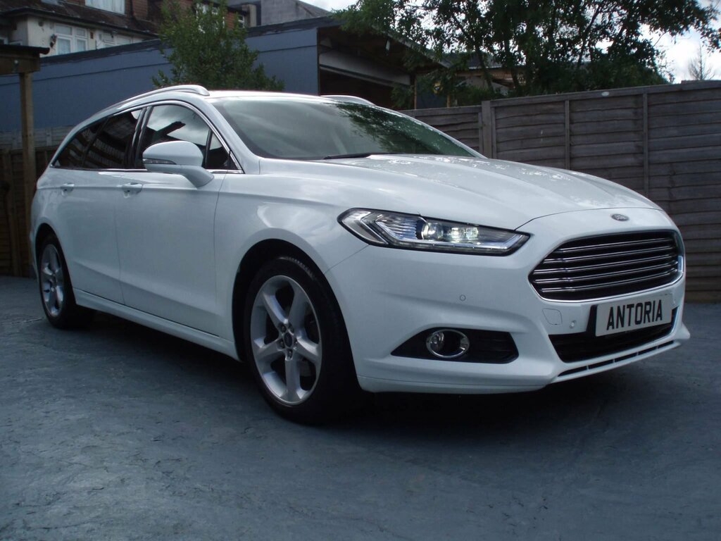 Ford Mondeo 2.0 Tdci Titanium Powershift Euro 6 Ss White