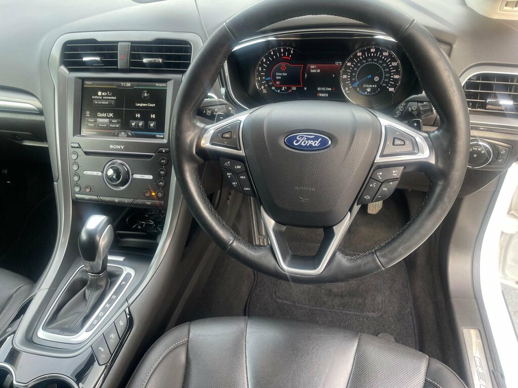 Ford Mondeo 2.0 Tdci Titanium Powershift Euro 6 Ss White #5