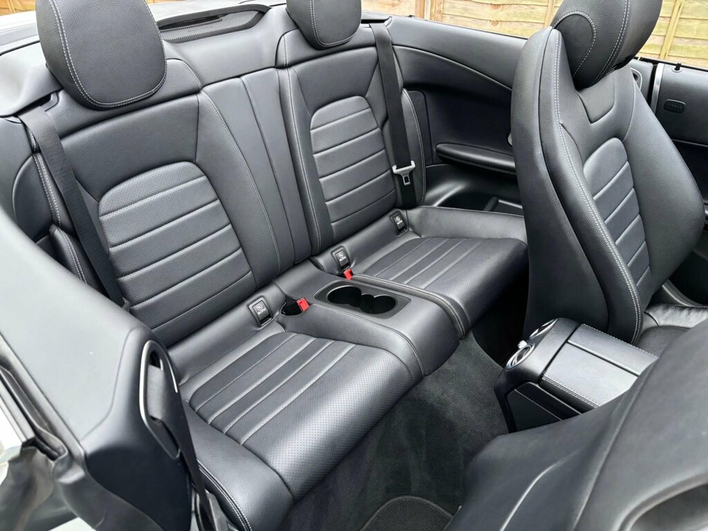 Mercedes-Benz C Class 2.1 C220d Amg Line Premium Plus Cabriolet G-tron BV67UHY White #4