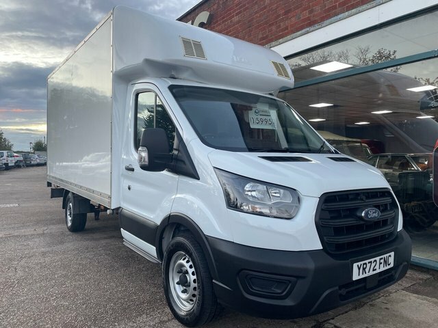 Ford Transit Custom 2.0 350 Ecoblue Mhev Leader Chassis Cab Luton White