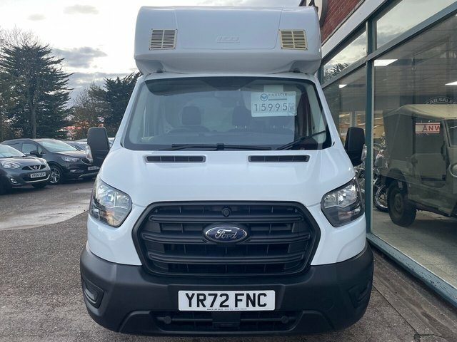 Ford Transit Custom 2.0 350 Ecoblue Mhev Leader Chassis Cab Luton YR72FNC White #2