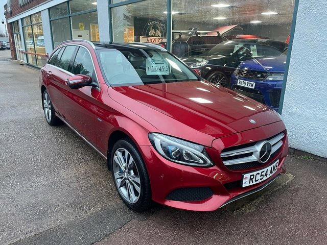 Mercedes-Benz C Class 2.0 C350e 6.4Kwh Sport Premium Plus Estate P Red