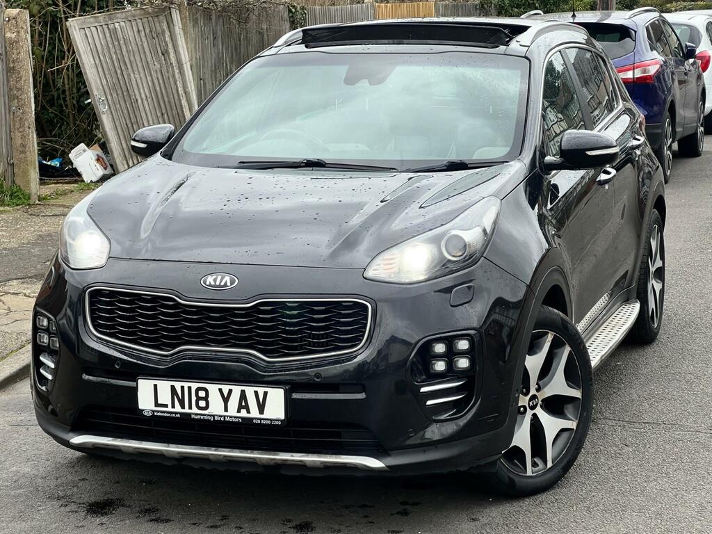 Kia Sportage 1.6 T-gdi Gt-line S Dct Awd Euro 6 LN18YAV Black #2