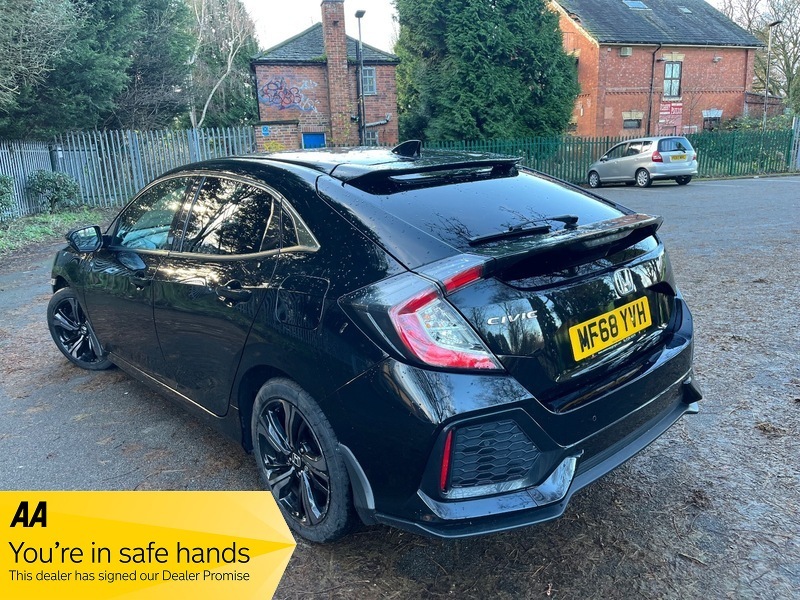 Honda Civic I-dtec Sr Lots Of MF68YVH Black #5