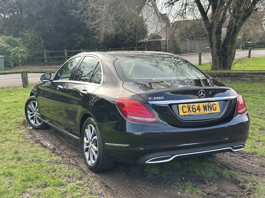 Mercedes-Benz C Class Saloon 2.0 C200 Sport Premium 2015 Black #3
