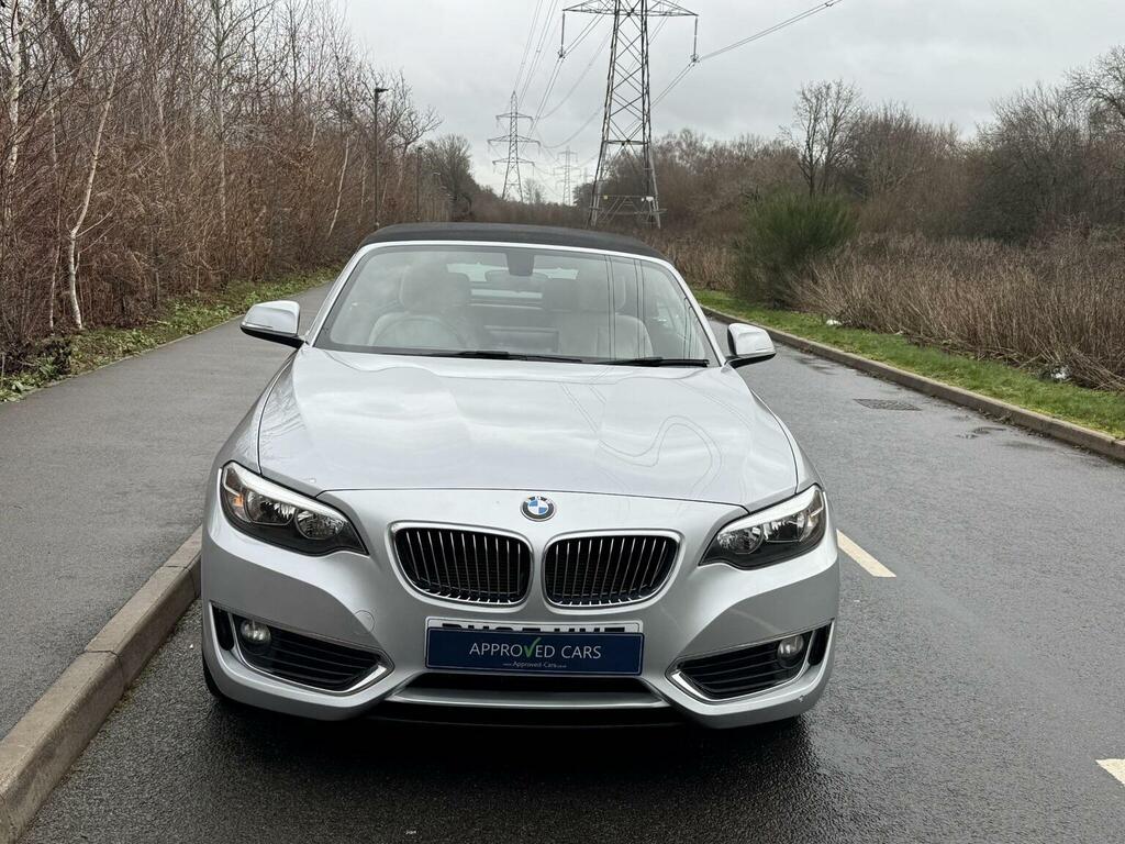 BMW 2 Series Convertible 2.0 220I Luxury Euro 6 Ss Silver #4