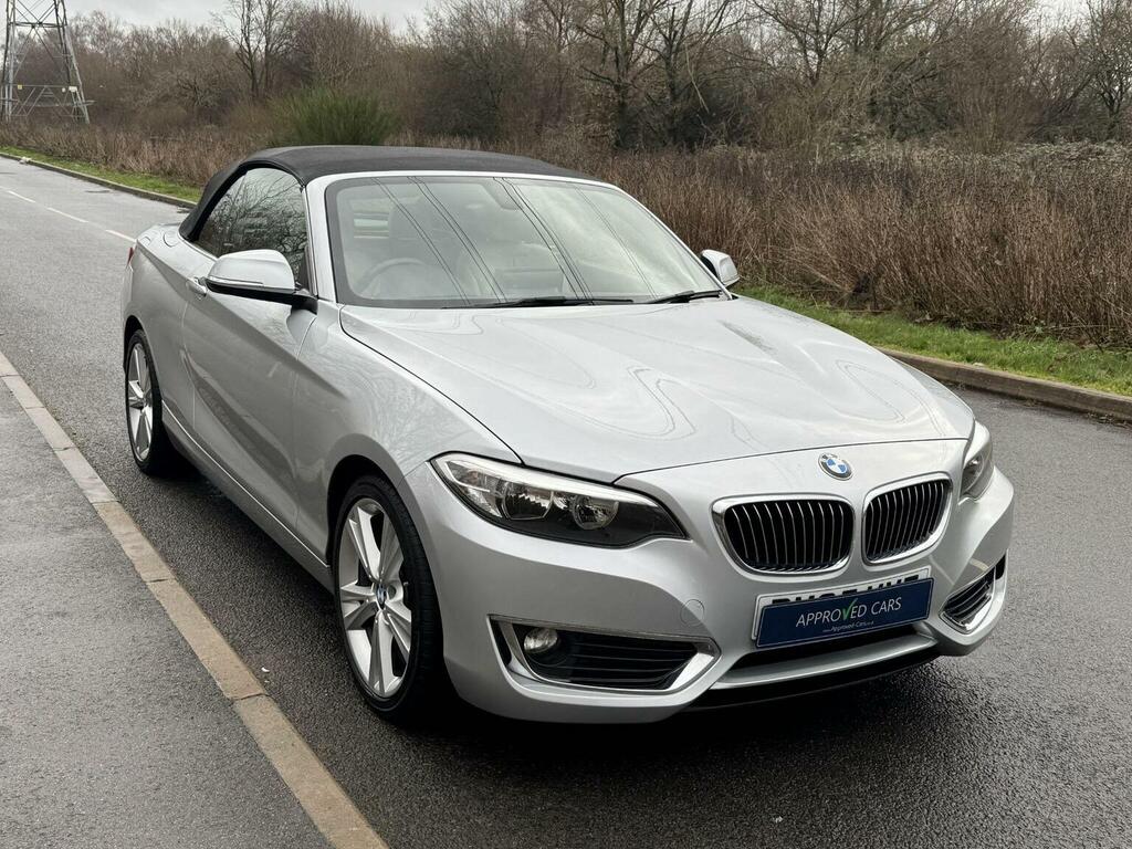 BMW 2 Series Convertible 2.0 220I Luxury Euro 6 Ss Silver