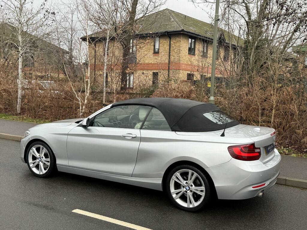 BMW 2 Series Convertible 2.0 220I Luxury Euro 6 Ss Silver #6