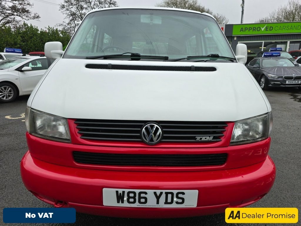 Volkswagen Caravelle 2.5 Variant 8 Seater Swb Tdi 101 Bhp In Red And Wh Red #4