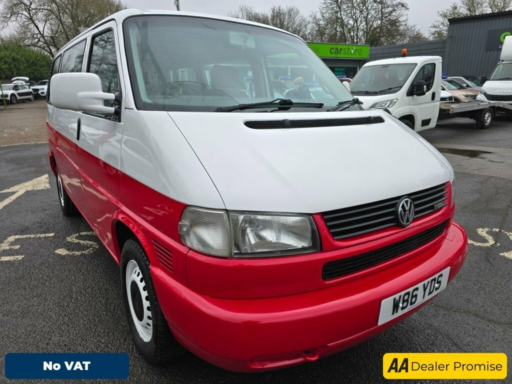 Volkswagen Caravelle 2.5 Variant 8 Seater Swb Tdi 101 Bhp In Red And Wh Red #2